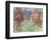 The House Among the Roses (La Maison Dans Les Roses), 1925-Claude Monet-Framed Premium Giclee Print