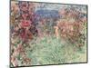 The House Among the Roses (La Maison Dans Les Roses), 1925-Claude Monet-Mounted Giclee Print