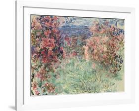 The House Among the Roses (La Maison Dans Les Roses), 1925-Claude Monet-Framed Giclee Print