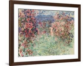 The House Among the Roses (La Maison Dans Les Roses), 1925-Claude Monet-Framed Giclee Print