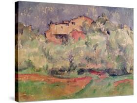 The House at Bellevue, 1888-92-Paul Cézanne-Stretched Canvas