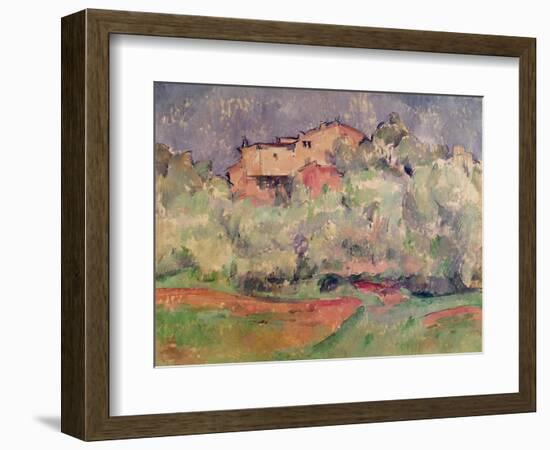 The House at Bellevue, 1888-92-Paul Cézanne-Framed Premium Giclee Print