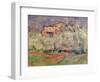 The House at Bellevue, 1888-92-Paul Cézanne-Framed Premium Giclee Print