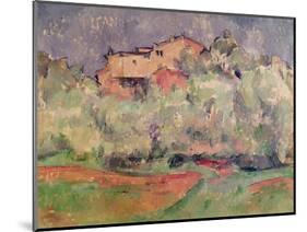 The House at Bellevue, 1888-92-Paul Cézanne-Mounted Premium Giclee Print