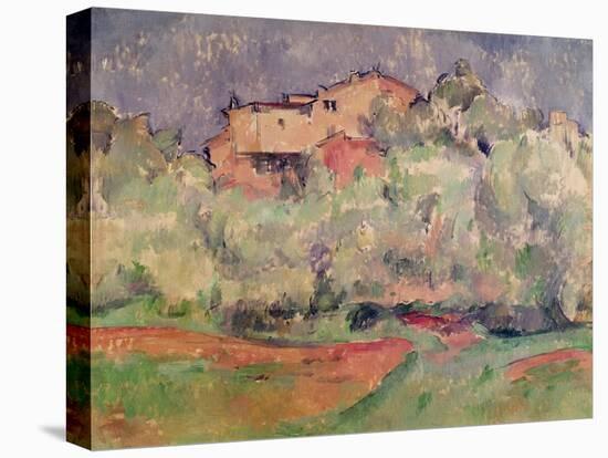 The House at Bellevue, 1888-92-Paul Cézanne-Stretched Canvas