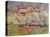 The House at Bellevue, 1888-92-Paul Cézanne-Stretched Canvas