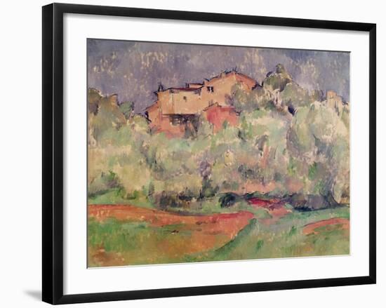 The House at Bellevue, 1888-92-Paul Cézanne-Framed Giclee Print