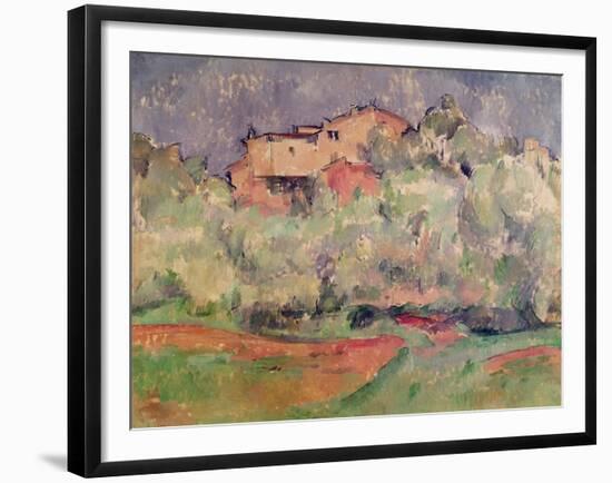 The House at Bellevue, 1888-92-Paul Cézanne-Framed Giclee Print