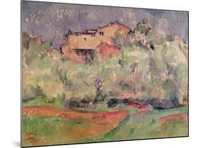 The House at Bellevue, 1888-92-Paul Cézanne-Mounted Giclee Print