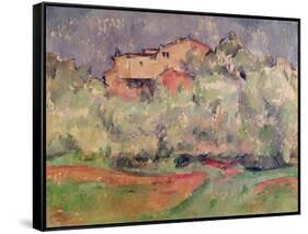 The House at Bellevue, 1888-92-Paul Cézanne-Framed Stretched Canvas