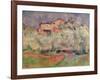 The House at Bellevue, 1888-92-Paul Cézanne-Framed Giclee Print