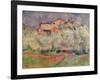 The House at Bellevue, 1888-92-Paul Cézanne-Framed Giclee Print