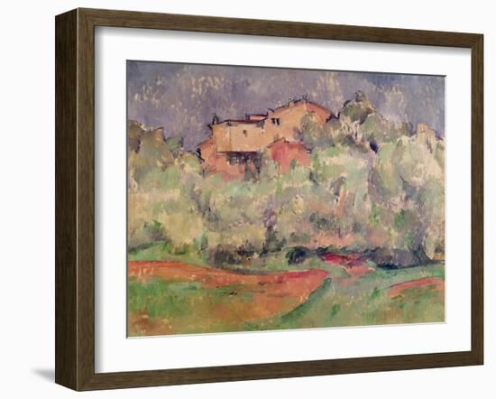 The House at Bellevue, 1888-92-Paul Cézanne-Framed Giclee Print