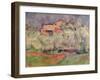 The House at Bellevue, 1888-92-Paul Cézanne-Framed Giclee Print