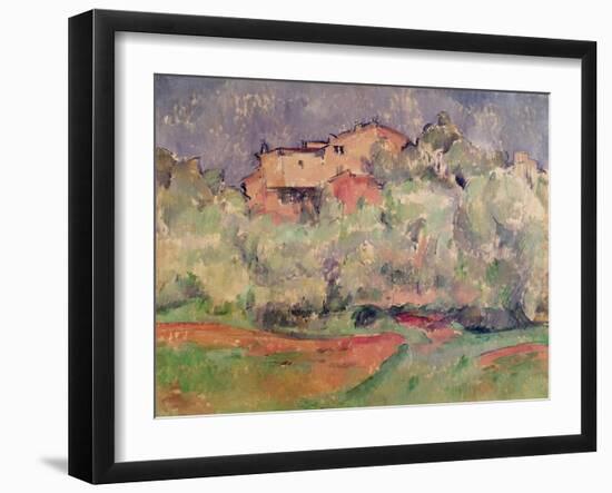 The House at Bellevue, 1888-92-Paul Cézanne-Framed Giclee Print