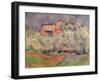 The House at Bellevue, 1888-92-Paul Cézanne-Framed Giclee Print