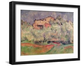 The House at Bellevue, 1888-92-Paul Cézanne-Framed Giclee Print