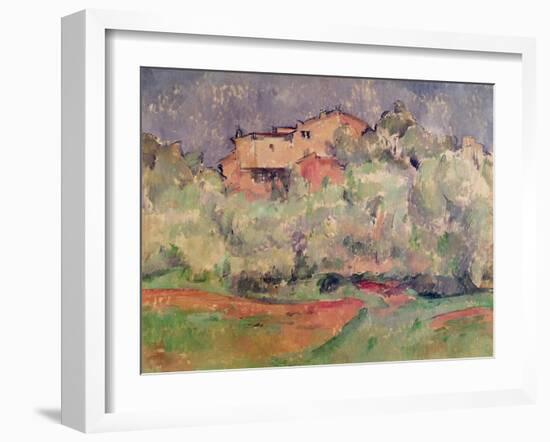 The House at Bellevue, 1888-92-Paul Cézanne-Framed Giclee Print