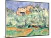 The House at Bellevue-Paul Cézanne-Mounted Giclee Print