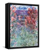 The House at Giverny Under the Roses, 1925-Claude Monet-Framed Stretched Canvas