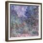 The House at Giverny Viewed from the Rose Garden, 1922-24-Claude Monet-Framed Giclee Print