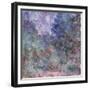 The House at Giverny Viewed from the Rose Garden, 1922-24-Claude Monet-Framed Giclee Print