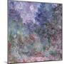 The House at Giverny Viewed from the Rose Garden, 1922-24-Claude Monet-Mounted Giclee Print