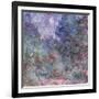 The House at Giverny Viewed from the Rose Garden, 1922-24-Claude Monet-Framed Giclee Print