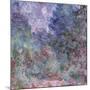 The House at Giverny Viewed from the Rose Garden, 1922-24-Claude Monet-Mounted Giclee Print