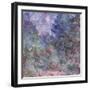 The House at Giverny Viewed from the Rose Garden, 1922-24-Claude Monet-Framed Premium Giclee Print