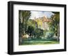 The House at Jas de Bouffan, 1882- 1885-Paul Cézanne-Framed Giclee Print