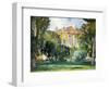 The House at Jas de Bouffan, 1882- 1885-Paul Cézanne-Framed Giclee Print