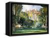 The House at Jas de Bouffan, 1882- 1885-Paul Cézanne-Framed Stretched Canvas