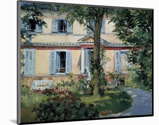 The House at Rueil, 1882-Edouard Manet-Mounted Art Print