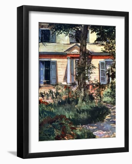 The House at Rueil, 1882-Edouard Manet-Framed Premium Giclee Print