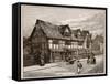 The House at Stratford-On-Avon, Where Shakespeare Was Born-C.a Wilkinson-Framed Stretched Canvas