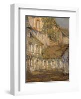 The House Below the Church; La Maison Sous L'Eglise, 1935-Henri Eugene Augustin Le Sidaner-Framed Giclee Print