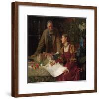 The House Builders, 1880-Frank Dicksee-Framed Giclee Print