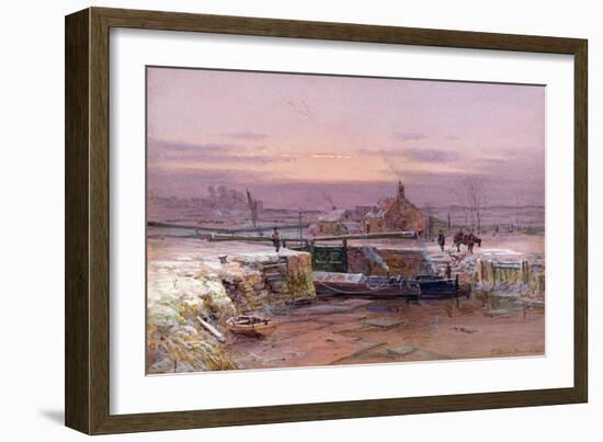 The House by the Canal-Charles Brooke Branwhite-Framed Giclee Print