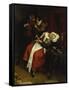 The House Call-Jan Steen-Framed Stretched Canvas