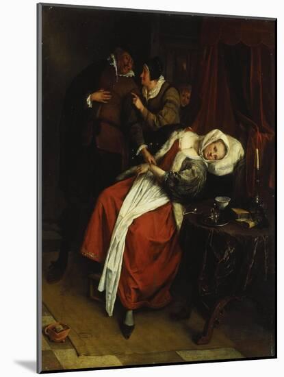 The House Call-Jan Steen-Mounted Giclee Print