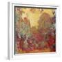 The House in Giverny, Composition in Red C. 1922-Claude Monet-Framed Giclee Print