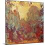 The House in Giverny, Composition in Red C. 1922-Claude Monet-Mounted Giclee Print