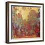 The House in Giverny, Composition in Red C. 1922-Claude Monet-Framed Giclee Print