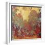 The House in Giverny, Composition in Red C. 1922-Claude Monet-Framed Giclee Print