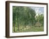 The House in the Forest, 1872-Camille Pissarro-Framed Giclee Print