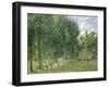 The House in the Forest, 1872-Camille Pissarro-Framed Giclee Print