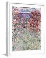 The House in the Roses, 1925-Claude Monet-Framed Giclee Print