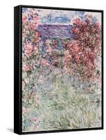 The House in the Roses, 1925-Claude Monet-Framed Stretched Canvas