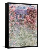 The House in the Roses, 1925-Claude Monet-Framed Stretched Canvas